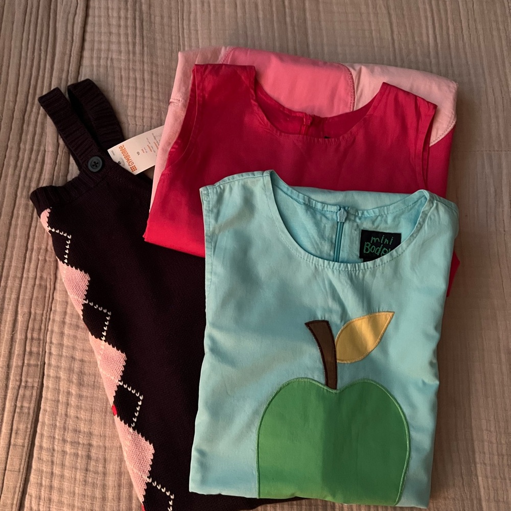 Lot of 3 girls dresses Gymboree, Mini Boden